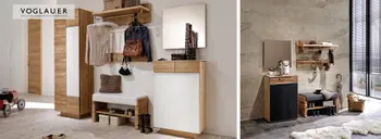 Zwei Garderoben für den Eingangsbereich